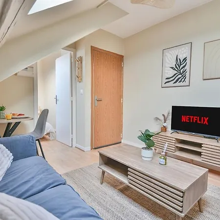 L'élégant - Centre I Netflix I Wifi Fibre I Parking Appartement